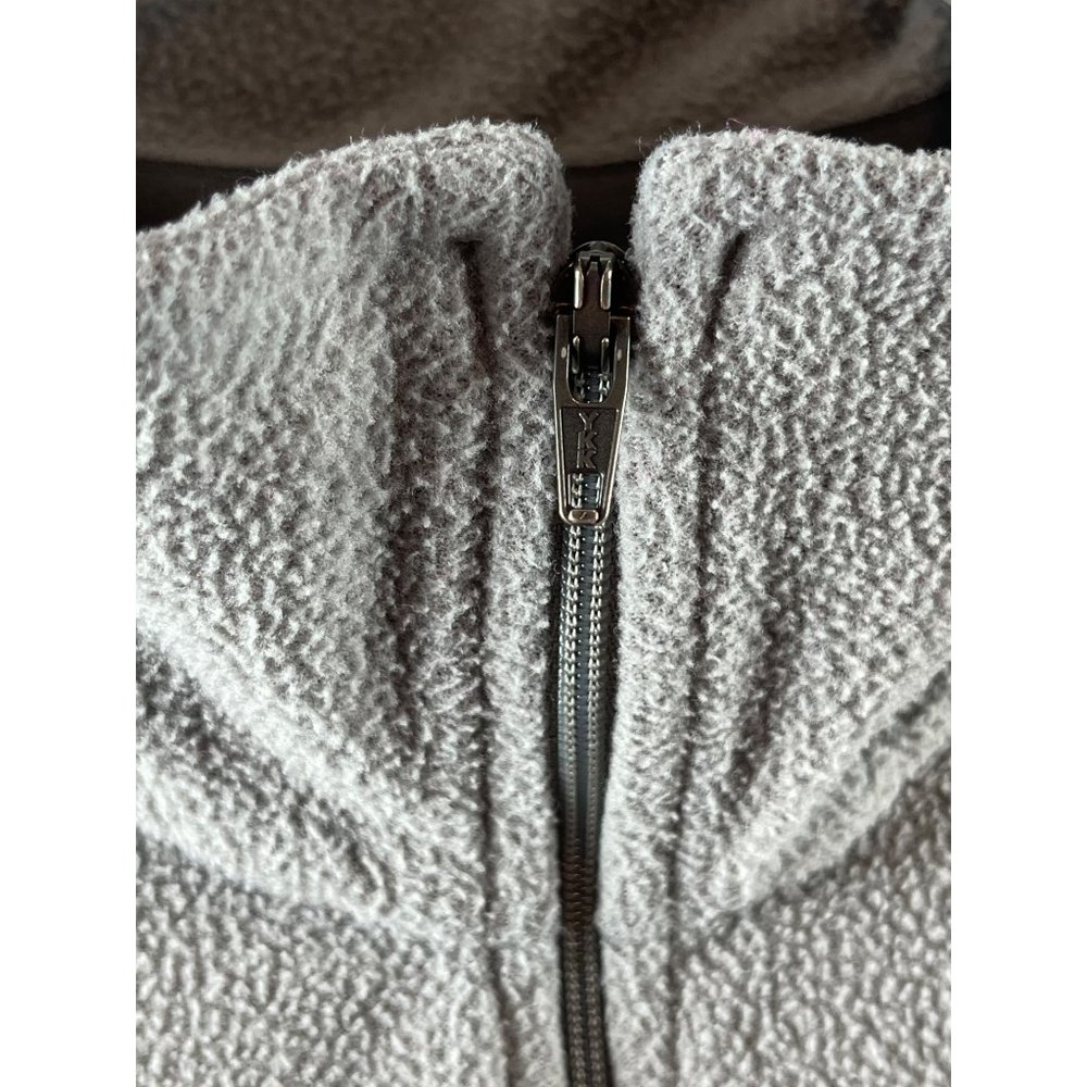 Patagonia Women's 1/4 Zip Micro Fleece Pullover Sweater Size Large Feather Gray - Picture 5 of 8